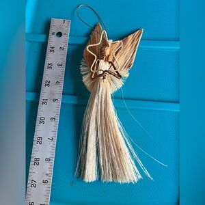 Handcrafted Straw Angel Ornament